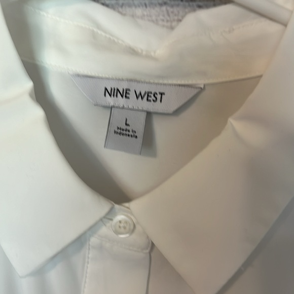Nine West white blouse - Picture 3 of 5